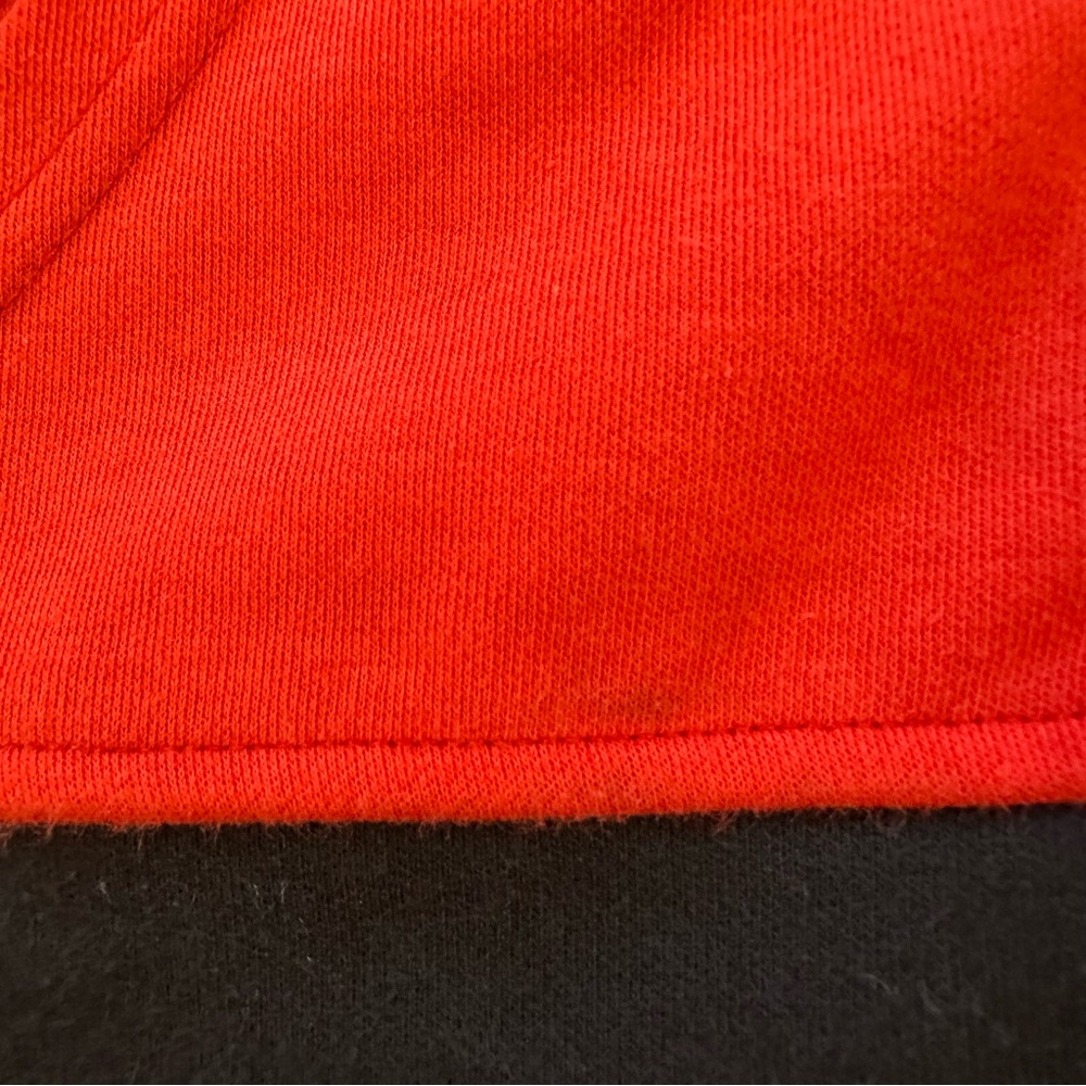 SPIDER-MAN Boys Red Black Full Zip Hoodie Size 8 Marvel Spider Logo Sweatshirt - Picture 6 of 7
